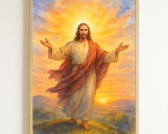 Jesus Christ Calling Wall Art– Christian Gift for Loved Ones