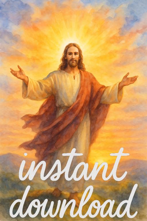 Jesus Christ Calling Wall Art– Christian Gift for Loved Ones