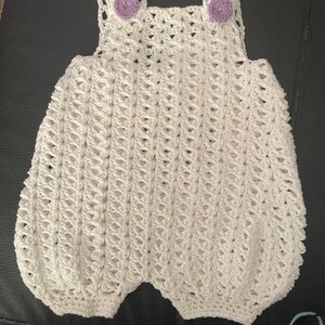 crochet handmade baby jumpsuit