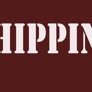 Shipping