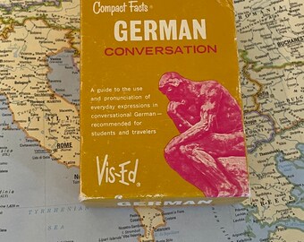 Vintage German Conversation Compact Facts Vis-Ed-Complete Set