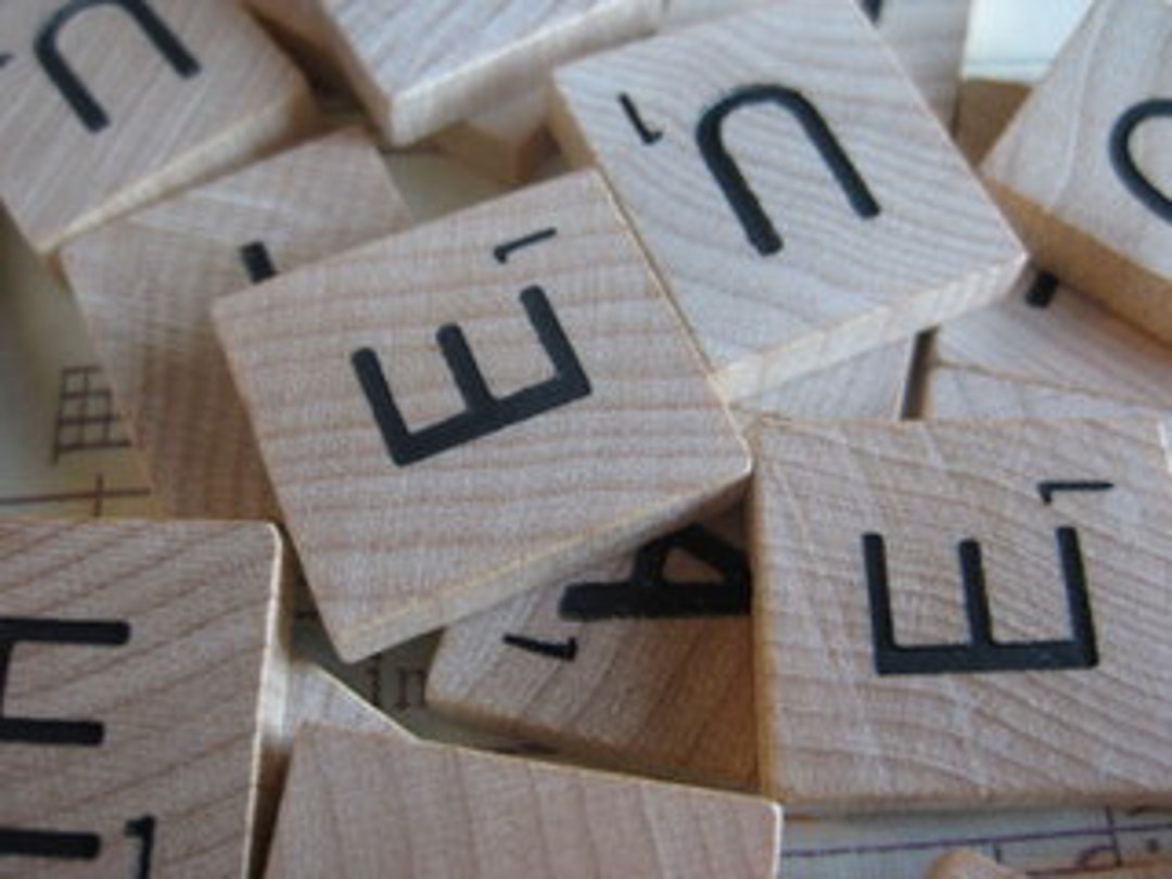 Vowel Scrabble Tilesrandom Set of 30 Etsy