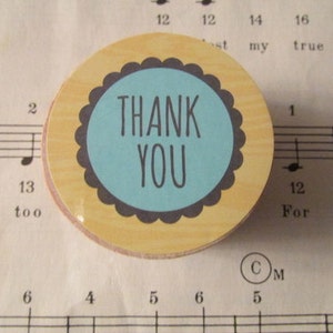 Thank You Rubber Stamp