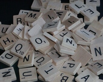 Scrabble Tiles----Random Set of 30; Wedding; Crafts; Decor