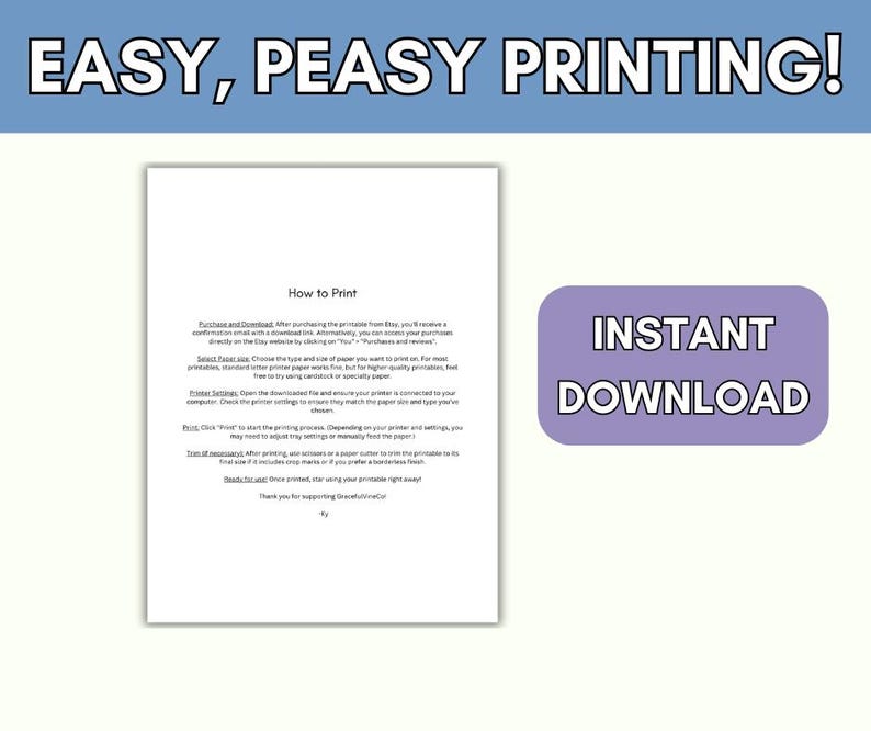 printing instructions included for the diy bible verse jar instant download
