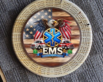 First Responders Cribbage board