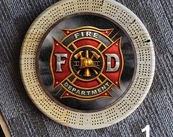 Firefighting  DTF Cribbage Board