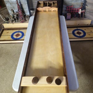 Full Size Dutch shuffleboard table top game, handmade sjoelbak