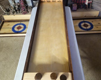 Full Size Dutch shuffleboard table top game, handmade sjoelbak