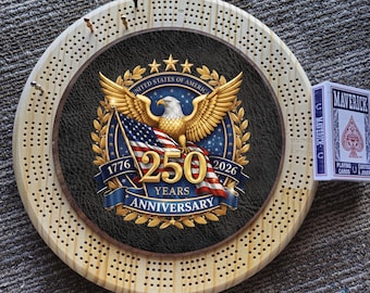 250th Anniversary  USA Cribbage Boards