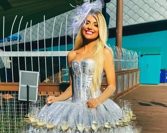 Strolling Champagne Skirt - Etsy