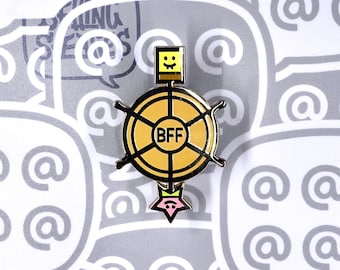 BFF Enamel Pin | Cartoon Accessory