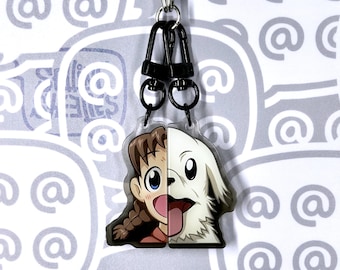 Nina & Alex Acrylic Charms | Magnetic Anime Keychains
