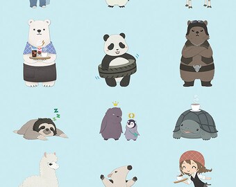 Polar Bear Cafe Etsy