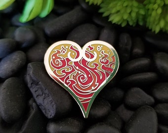Heart of Flame Enamel Pin