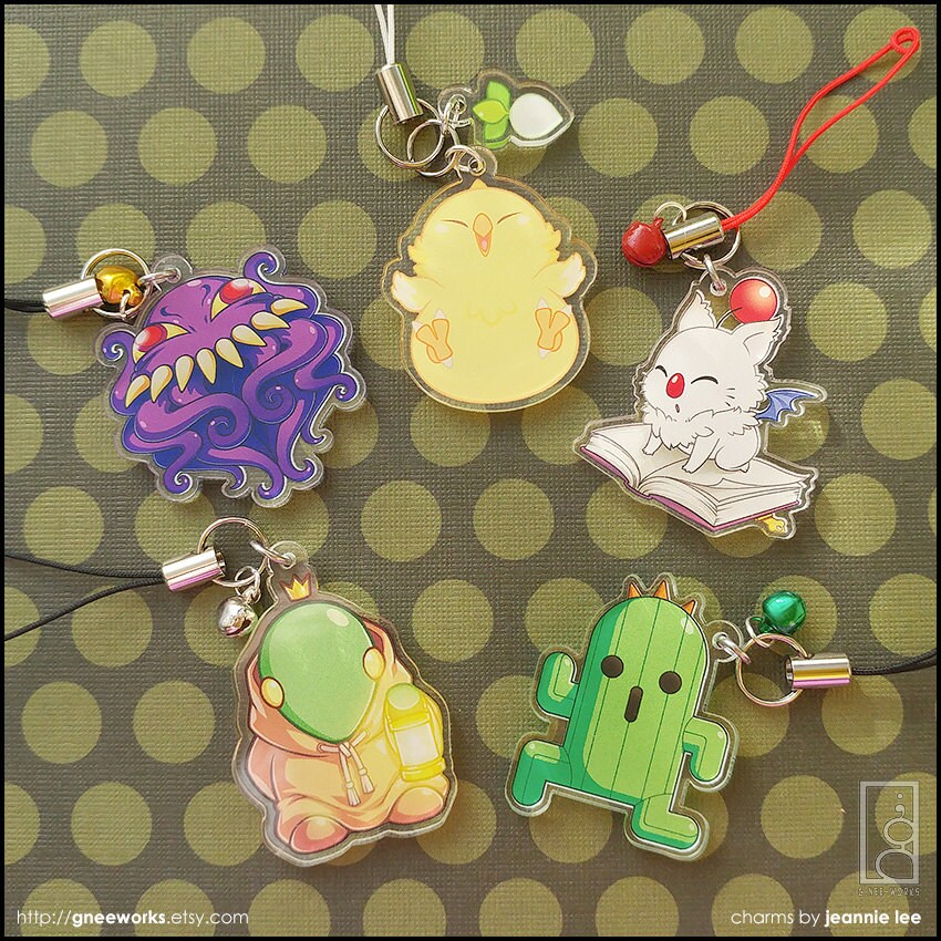 Final Fantasy Mascot Acrylic Charms