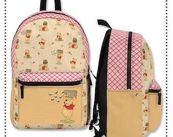 Mochila de Winnie the Pooh, mochila para niños, mochila escolar, regalo para amantes de Disney, mochila de viaje, mochila de dibujos animados, regreso a clases