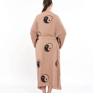 Bamboo Converter Gown (Yin Yang Seals Print)