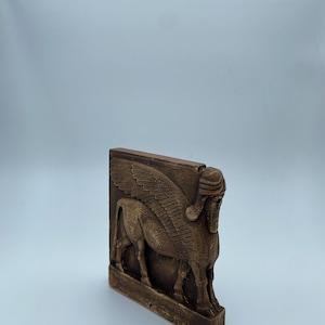 Lamassu the Protector – Mesopotamian Guardian Deity Sculpture | Ancient Assyrian Art