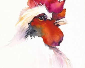 rooster art etsy