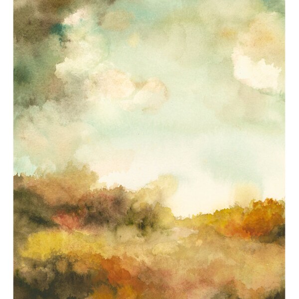 Autumn Day No. 3 Limited Edition Archival Print-, landscape, watercolor, art, decor, nature