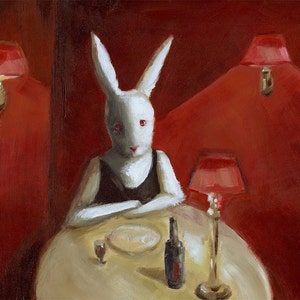 Edgar White Rabbit art