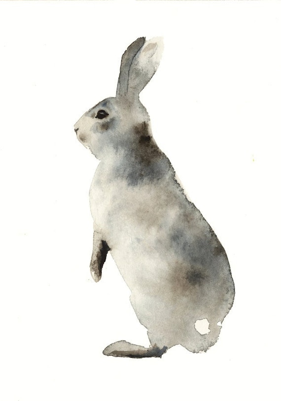 Nursery Art Nursery Decor Woodlands Nursery Art Rabbit Wall - Etsy