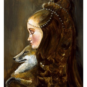 Rapunzel and Her Fox- large print