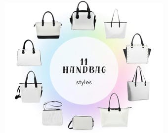 Custom PU Leather and Canvas Handbags ANY IMAGE- Barrel, Shoulder, Tote, Clutch, Saddle Crossbody Bags – Free Pattern Catalog 4000+ Seamless