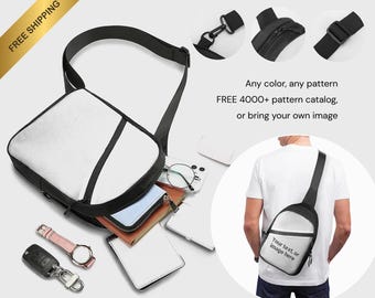 Custom All-Over Print Chest Bag: Personalized Travel Accessory
