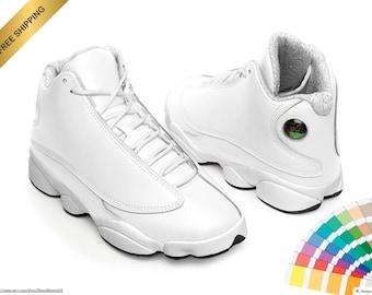 Custom Curved Basketball Shoes With Thick Soles | Lace-Up Sneakers PU Upper with Rubber Sole | Any Color, Pattern, or Image | FREE Catalog