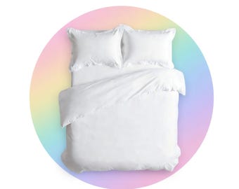 Custom Duvet Cover - Any Image or Photo Printed on Bedding | Personalized Photo Duvet | Made to Order