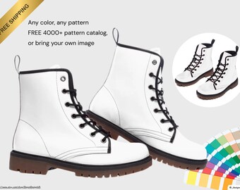 Benutzerdefinierte Martin-Stiefel mit All-Over-Print: Ankle Boots für Herren und Damen