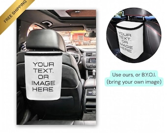 Personalized Waterproof Car Trash Bag: Rideshare Tip Organizer