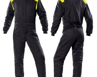 Handgefertigter Go Kart-Rennanzug CIK / FIA Level 2 Standard Anpassen von Rennanzug in allen Größen mit der Option, eigene Logos hinzuzufügen + kostenloser Versand