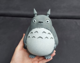 Statue imprimée en 3D Mon voisin Totoro et porte-stylo Studio Ghibli