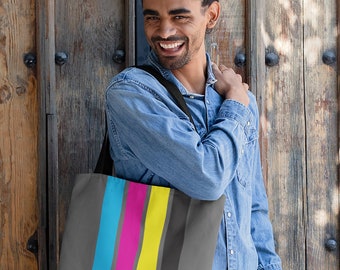 CMYK Tote Bag with POCKET | Artist | Creative Director | Printer | Agency | Geekery | Gift for Design Nerd | Boss | Co-worker