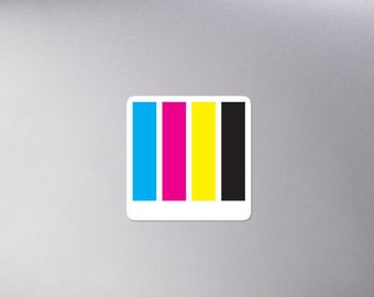 CMYK Aufkleber für Grafikdesigner | Künstler | Grafiker | Drucker | Stelle | Geschenk für Designer, Creative Leiter, Design-Team | Geek Geschenk