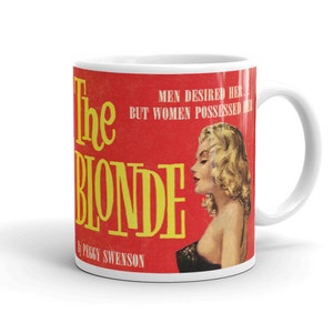 The Blonde | Mug | Vintage Lesbian Pulp Fiction Cover Art | Love Story | Romance | Sappho | Sapphic Art