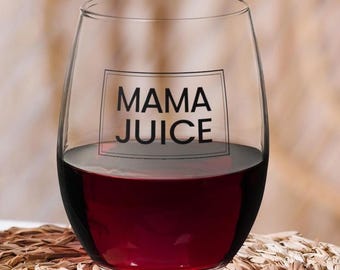 Copa de vino sin tallo Mama Juice