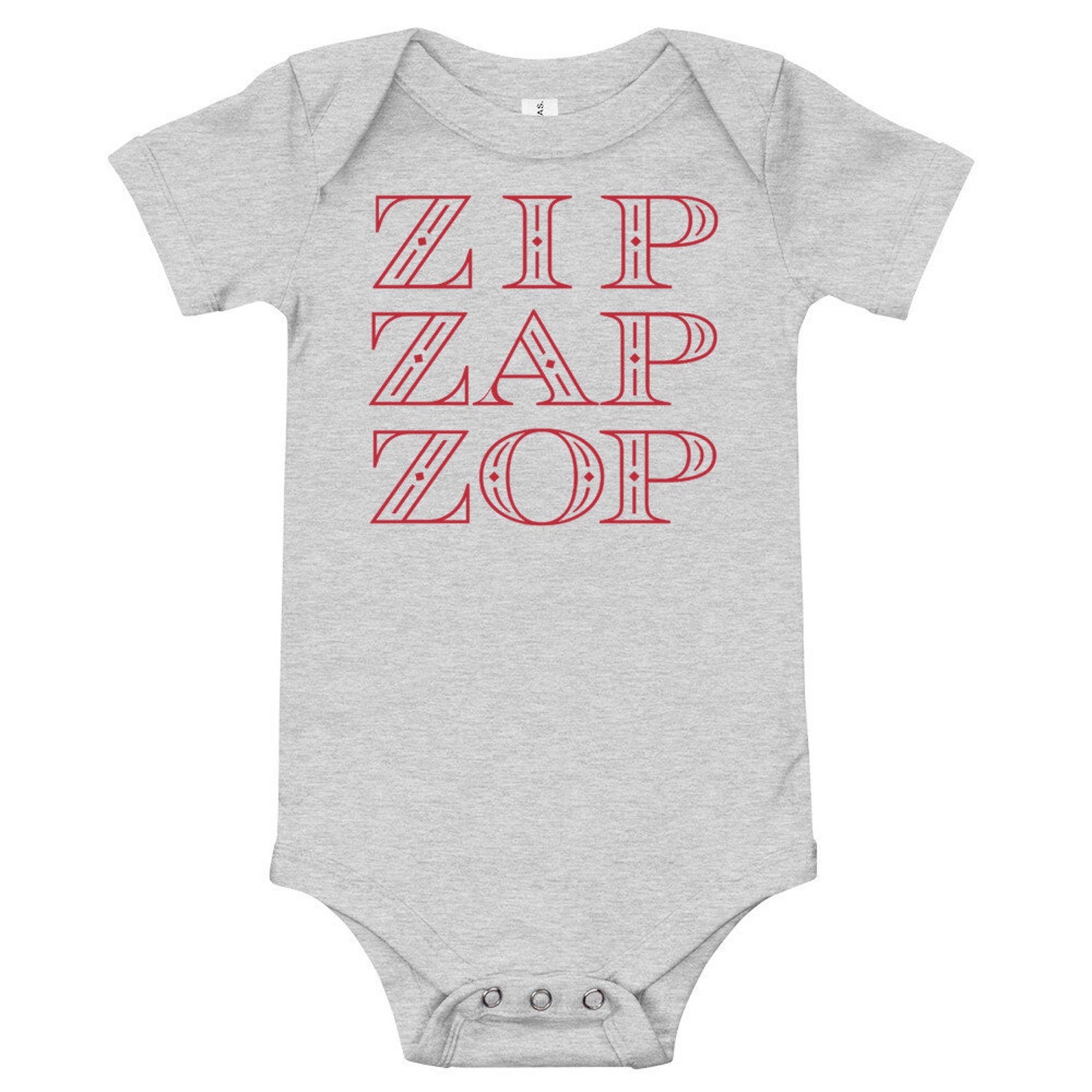 Zip Zap Zop Improv Kids Baby Bodysuit Theater Game Unisex Nongendered