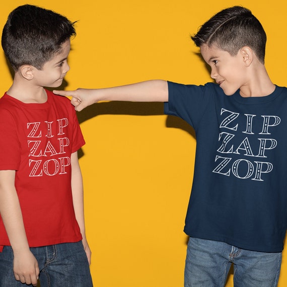 vervoer Uitvoerder Redding Zip Zap Zop Improv Kids T-shirt Theater Game Unisex - Etsy