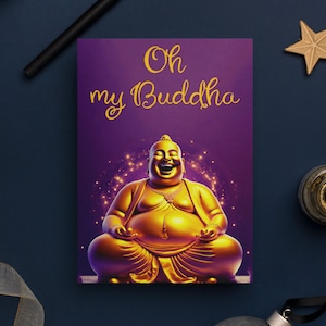Oh mon Bouddha | Carte postale | Fiancé de 90 jours | Annie