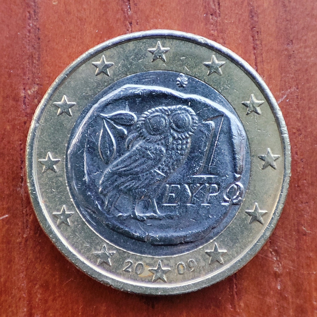Seltene 1-Euro-Münze 2009 Griechenland - Münzen & Geld - Etsy.de