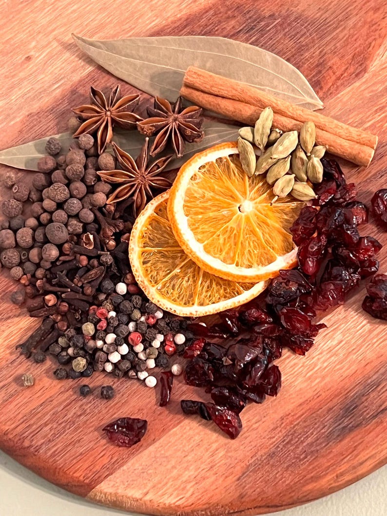 Fall Simmer Pot Kit – Natural Dried Fruit and Spice Home Fragrance, Gift Ready image 2
