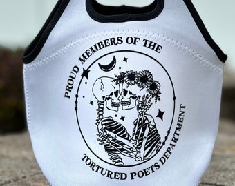 Taylor Swift Tortured Poets (11 x 11.5 inches) Neoprene lunch bag