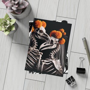 Raven Evermore, Gotische Hochzeitseinladungen Kundenspezifische Hochzeitseinladungen, Postkarte Bündel, Hochzeitsfeiern, Sugar Skull lädt ein, Alternative, kostenloser Versand
