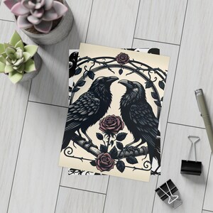 Benutzerdefinierte Gothic Hochzeitseinladungen, Raven Romanze, Postkarte gebündelt, Hochzeitsfeiern, Sugar Skull lädt ein, Alternative, kostenloser Versand
