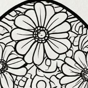 Mandala Ei Malvorlagen • Malseiten zum Ausdrucken • ausdruckbare ruhige Kunst für Entspannung, Schwangerschaft, Geburt, Wehen, Schmerzablenkung, SEL Bild 6