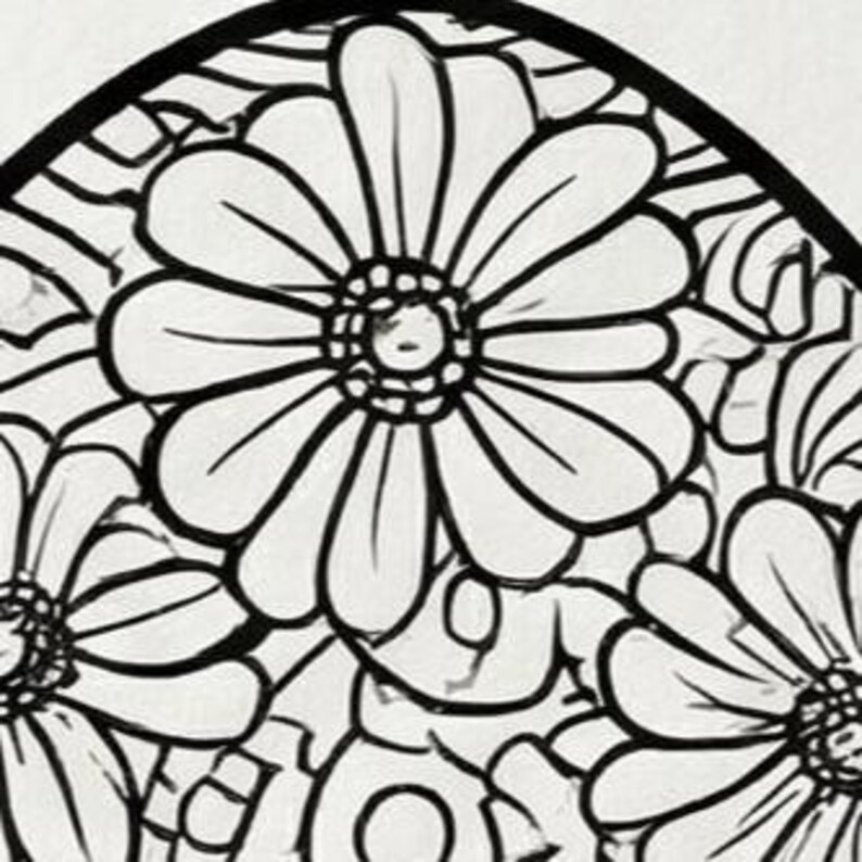 Mandala Ei Malvorlagen • Malseiten zum Ausdrucken • ausdruckbare ruhige Kunst für Entspannung, Schwangerschaft, Geburt, Wehen, Schmerzablenkung, SEL Bild 6